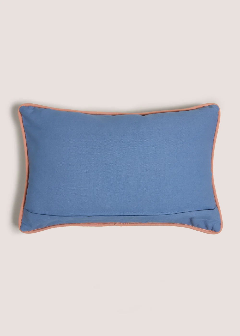 Blue Embroidered Shell Cushion Image 2
