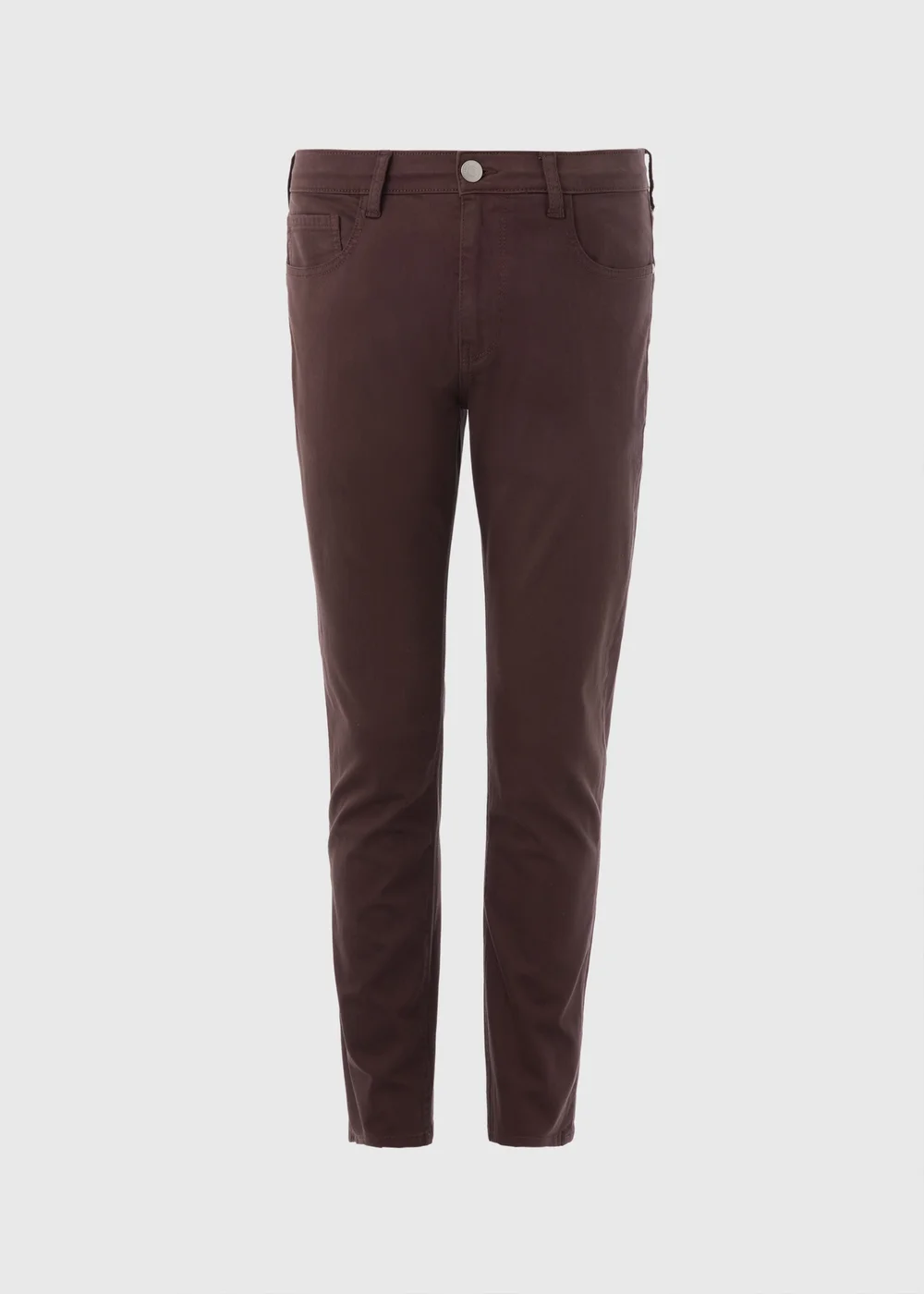 Brown Garment Dye Jeans - 30 Waist Regular Image 3