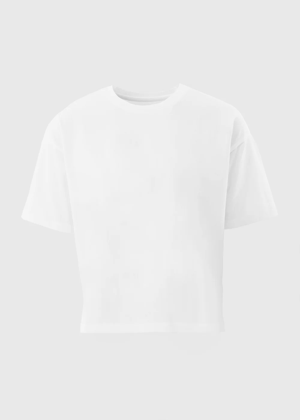 White Boxy T-Shirt - S Image 3