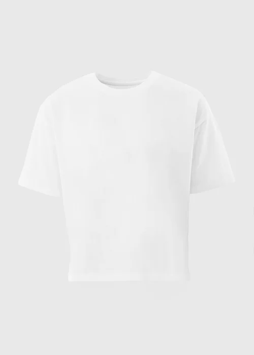 White Boxy T-Shirt - S Image 3