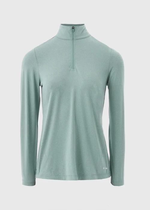 Souluxe Green Half Zip Top - S Image 3