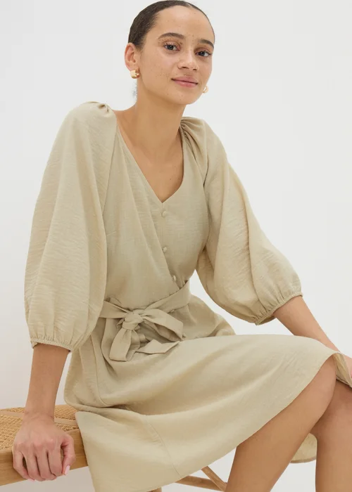 Stone Belted Mini Tea Dress - 8 Image 1