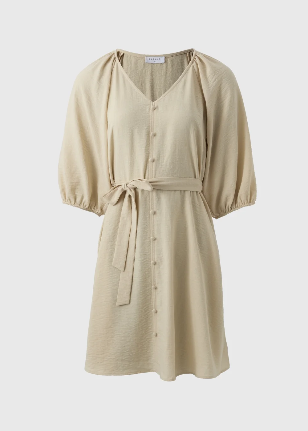Stone Belted Mini Tea Dress - 8 Image 4
