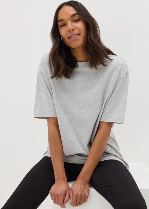 Grey Oversized T-Shirt - 2XL Image 3