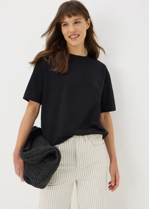Black Oversized T-Shirt - Small Image 1