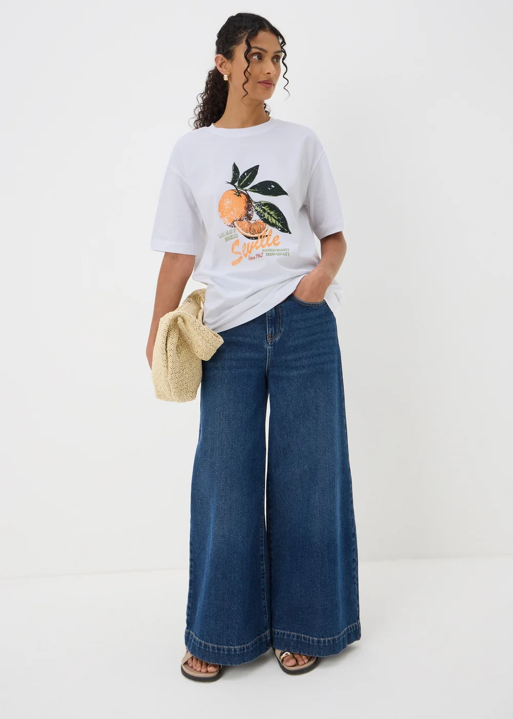 White Seville Oranges T-Shirt - S Image 1