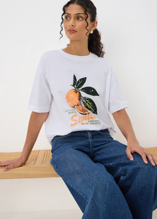 White Seville Oranges T-Shirt - S Image 2