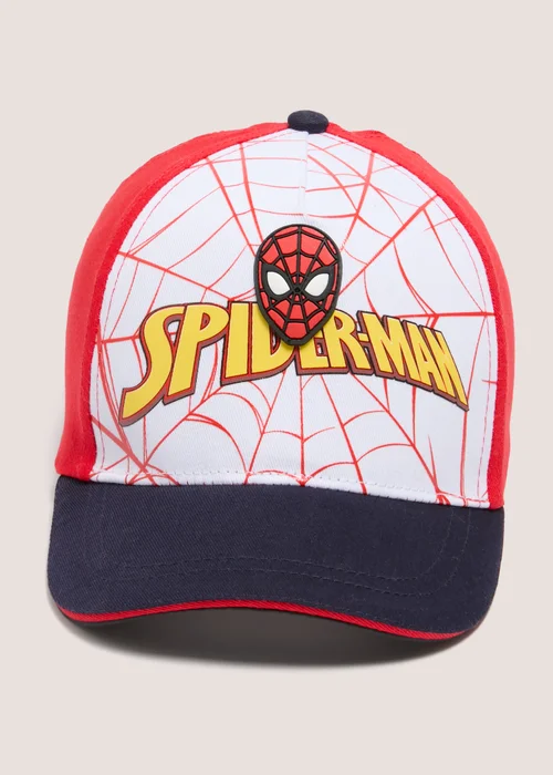Spiderman Boys Red Cap (6-10yrs) - Age 3 - 6 Years Image 1