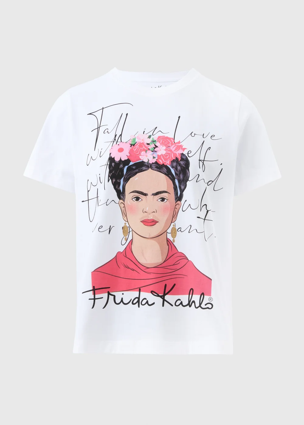 White Frida Kahlo T-Shirt - 8 Image 3