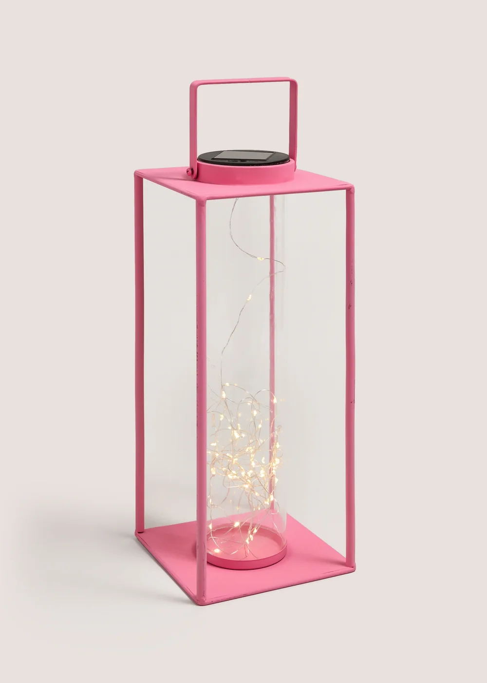 Pink Solar Lantern Image 1