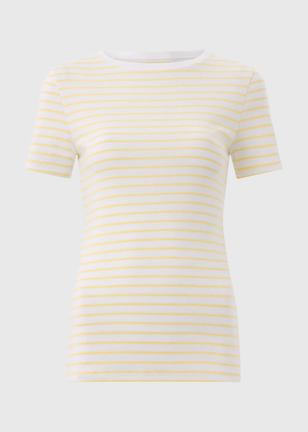 Yellow Fitted Stripe T-Shirt - 8 Image 4