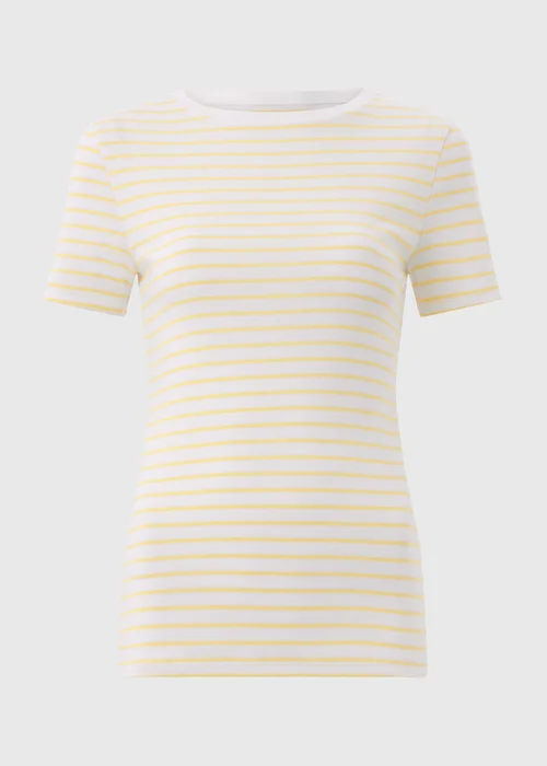 Yellow Fitted Stripe T-Shirt - 8 Image 4