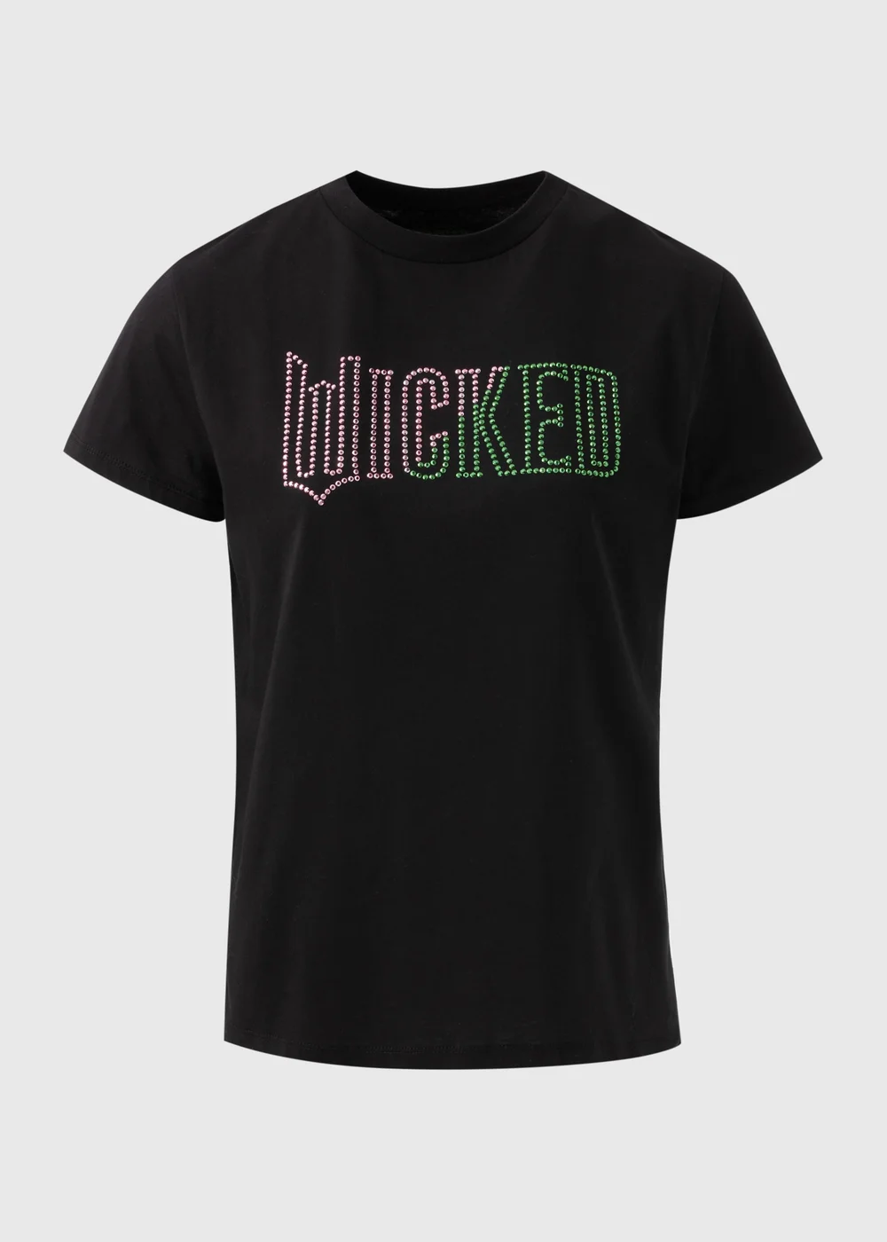 Wicked Black Embellished T-Shirt - 8 Image 4