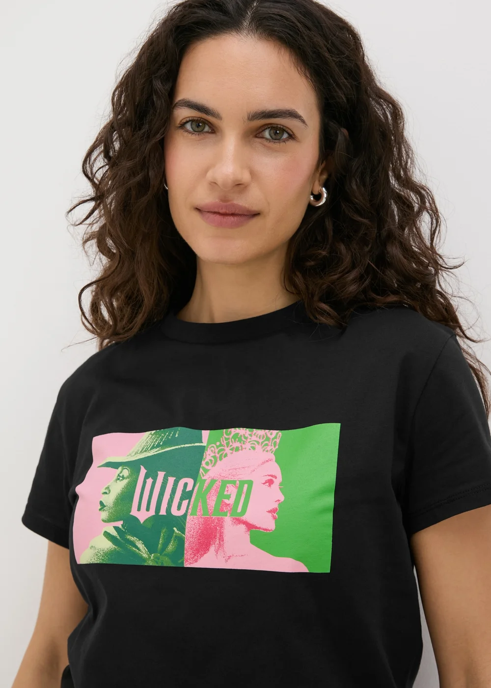 Wicked Black Elphaba & Glinda T-Shirt - 8 Image 1