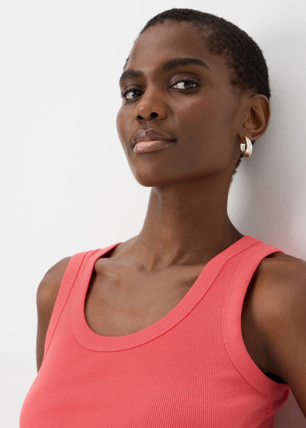 Coral Rib Jersey Vest - 8 Image 2