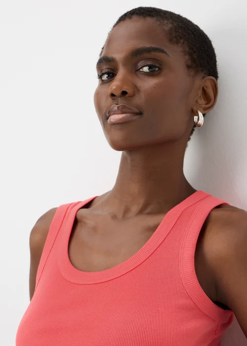 Coral Rib Jersey Vest - 8 Image 2