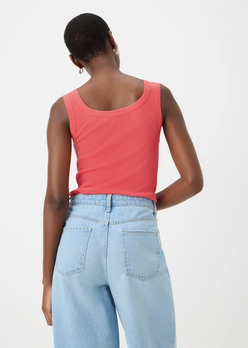Coral Rib Jersey Vest - 8 Image 1