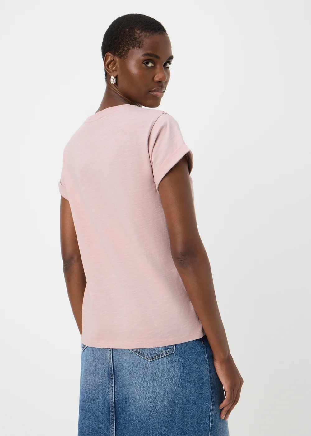 Pink Broderie T-Shirt - 8 Image 2