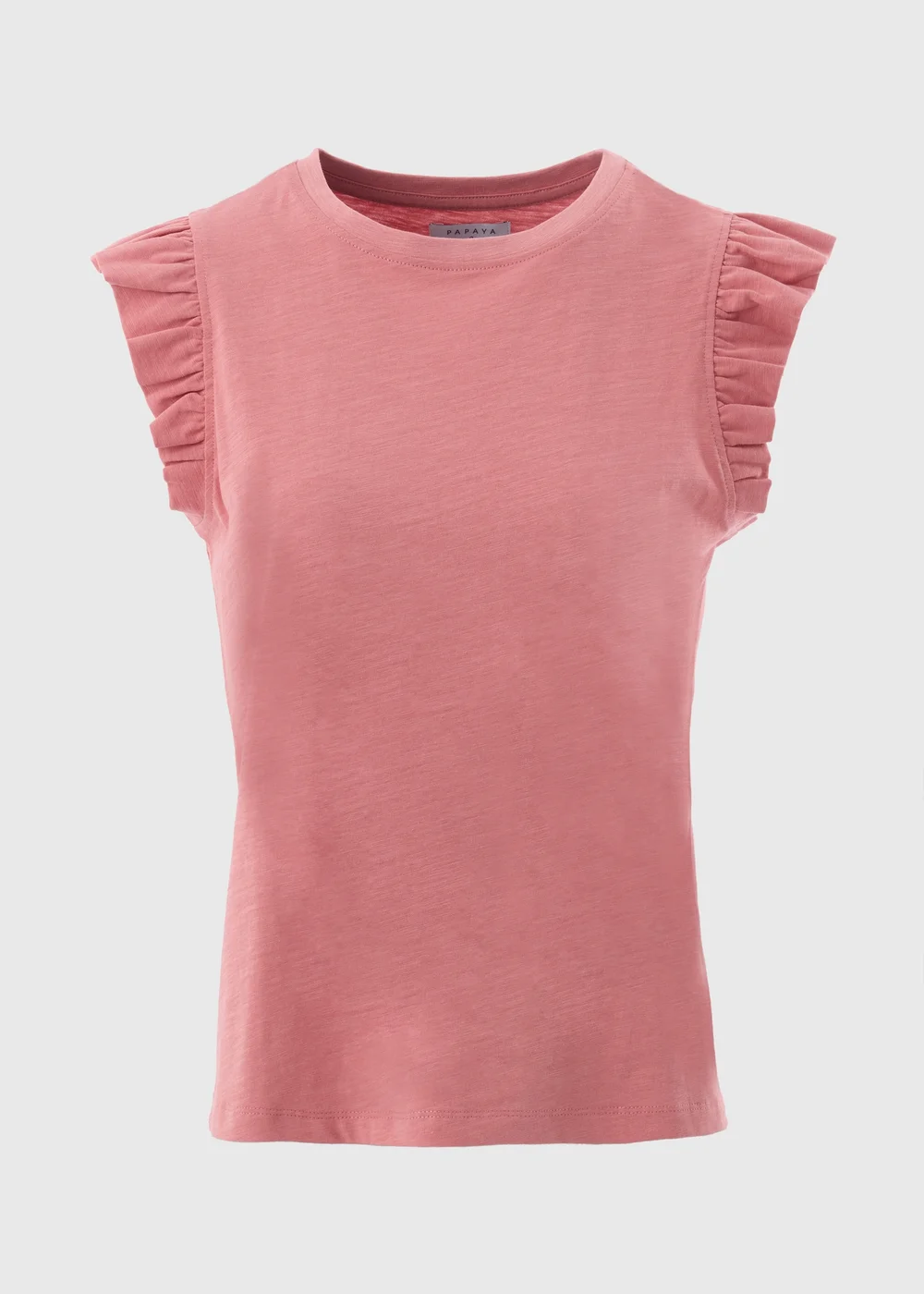 Pink Ruffle Vest Top - 8 Image 2