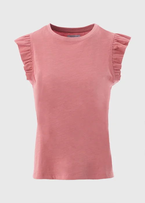 Pink Ruffle Vest Top - 8 Image 2
