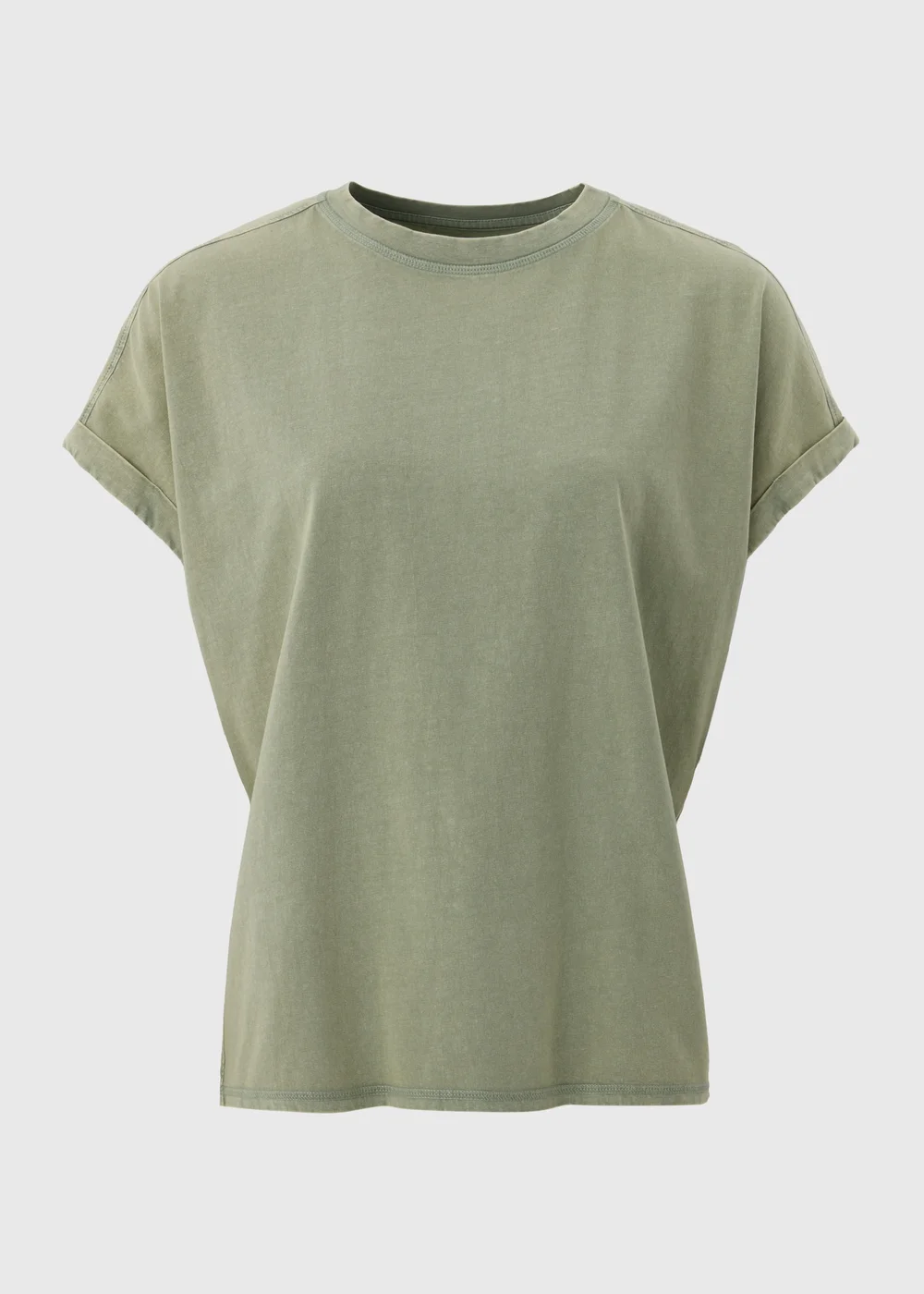 Green Acid Wash Longline T-Shirt - S Image 2