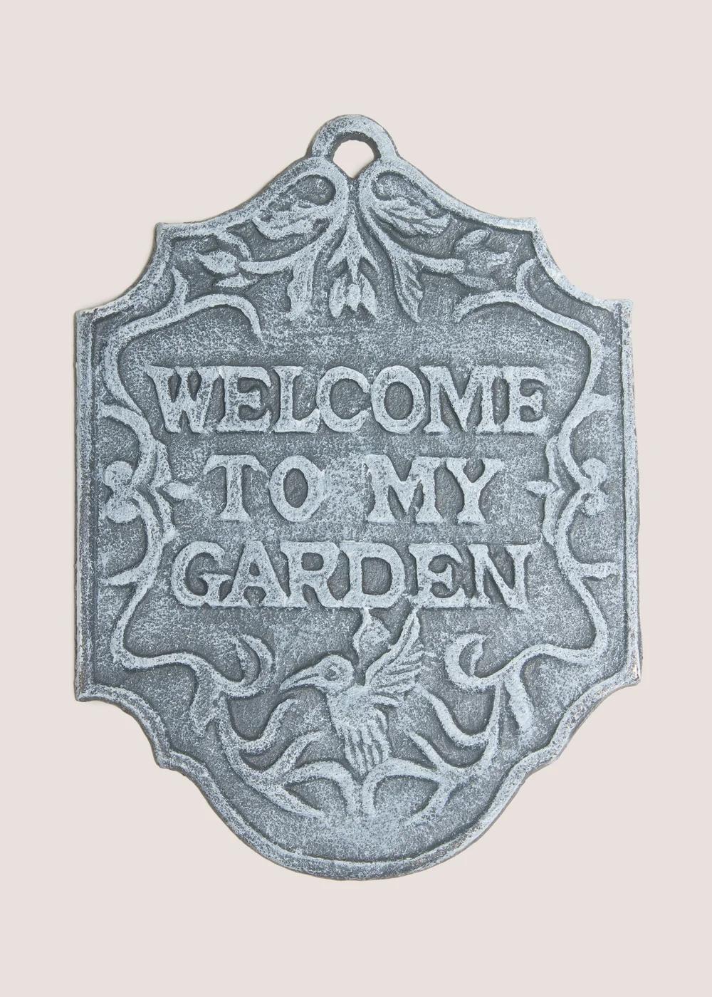 Cast Iron Welcome Garden Sign Image 1