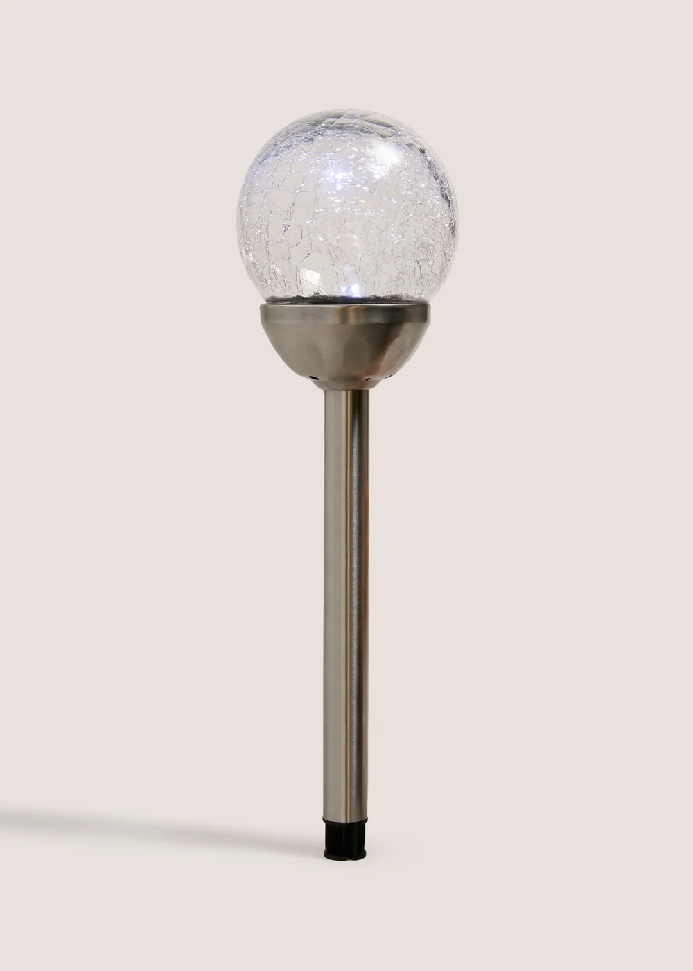 Metal Crackle Ball Stake Light Image 1