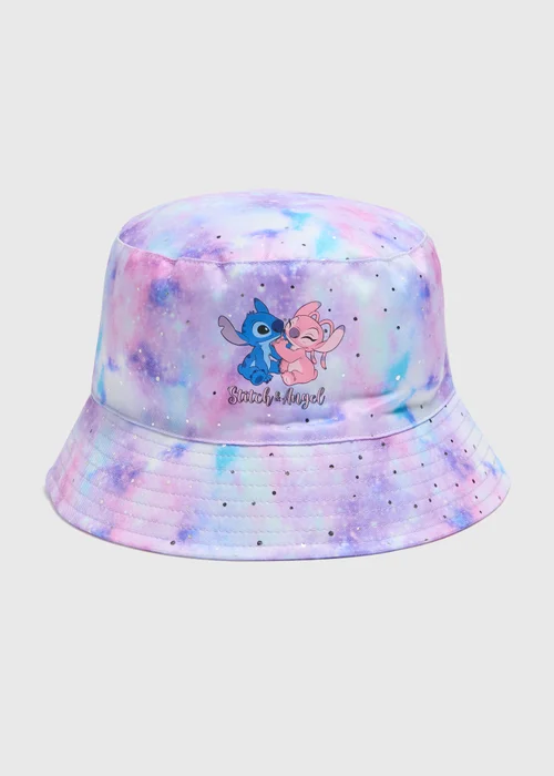 Girls Lilac Stitch Bucket Hat (3-10yrs) - Age 3 - 6 Years Image 1