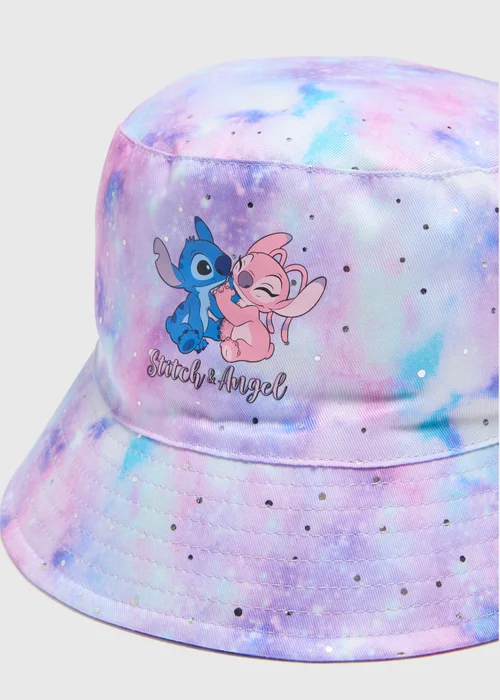 Girls Lilac Stitch Bucket Hat (3-10yrs) - Age 3 - 6 Years Image 2
