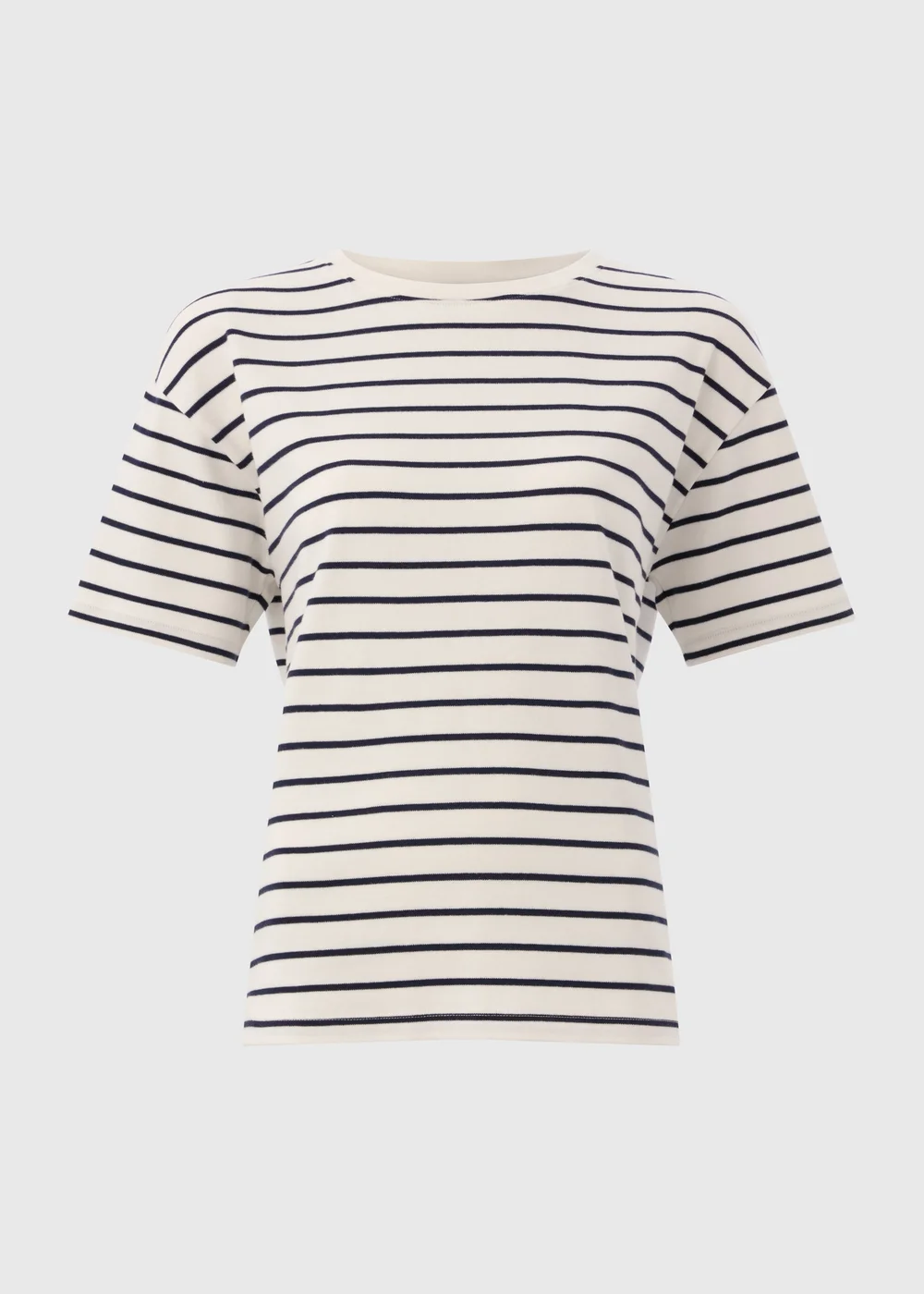 Cream Stripe T-Shirt - S Image 4