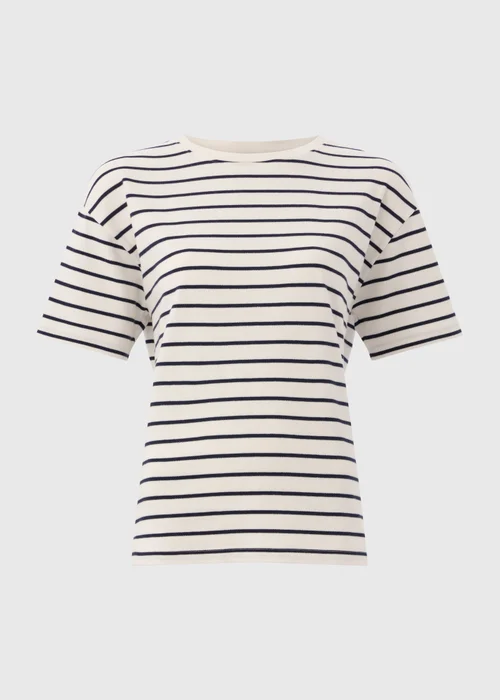 Cream Stripe T-Shirt - S Image 4