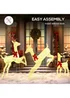Outsunny White Christmas Reindeer Family Decoration Light 300 LED 3-Piece - One Size Image 5