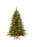 HOMCOM Green Artificial Christmas Tree with Light - One Size Image 1