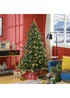 HOMCOM Green Artificial Christmas Tree with Light - One Size Image 2
