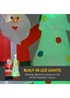 Outsunny Red Christmas Inflatable Decoration Santa Claus - One Size Image 4