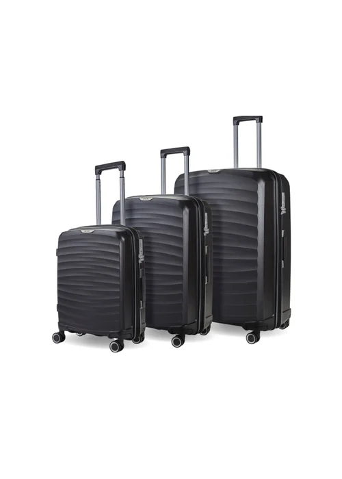 Rock Sunwave Suitcase Black - Cabin Image 1