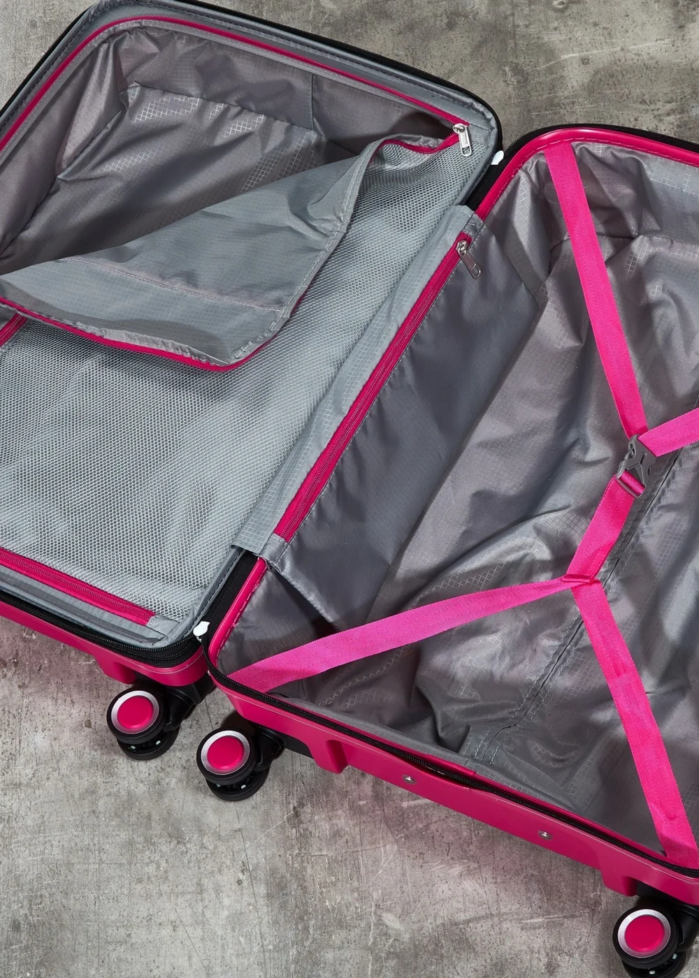 Rock Sunwave Suitcase Pink - Cabin Image 4