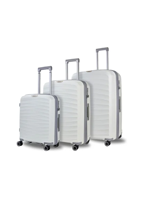Rock Sunwave Suitcase White - Cabin Image 1