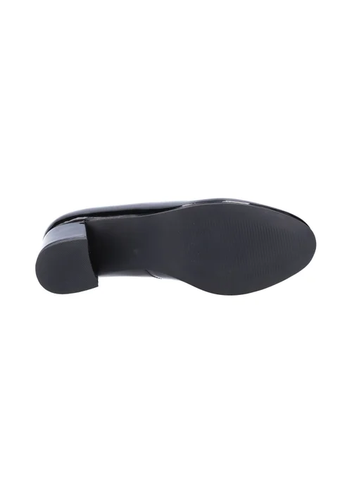 Hush Puppies Black Anna Patent Court Shoes - 8 Image 4