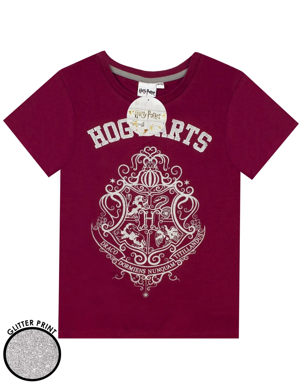 Vanilla Underground Harry Potter Girls Purple Hogwarts Crest Pyjama Set (5 - 14 Years) - 11-12 Yrs Image 5
