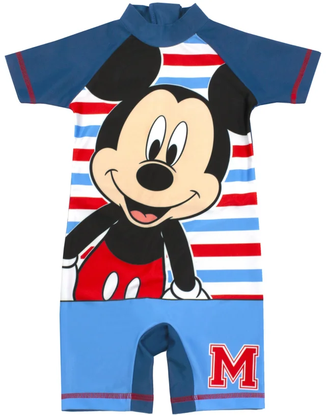 Disney Boys Blue Mickey Mouse Surf Suit (12mths-6yrs)