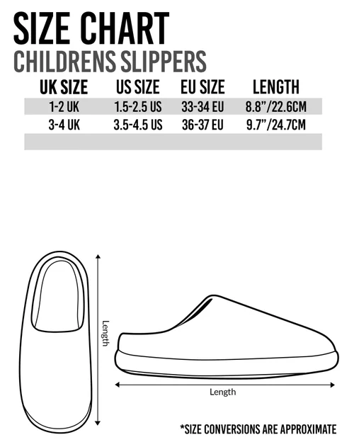 Vanilla Underground Friends Girls Grey Central Perk Graphic Mule Slippers (1 - 4 Older) - 2 Infants Image 5