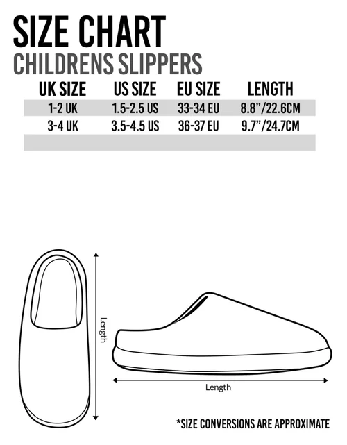 Vanilla Underground Friends Girls Grey Central Perk Graphic Mule Slippers (1 - 4 Older) - 2 Infants Image 6