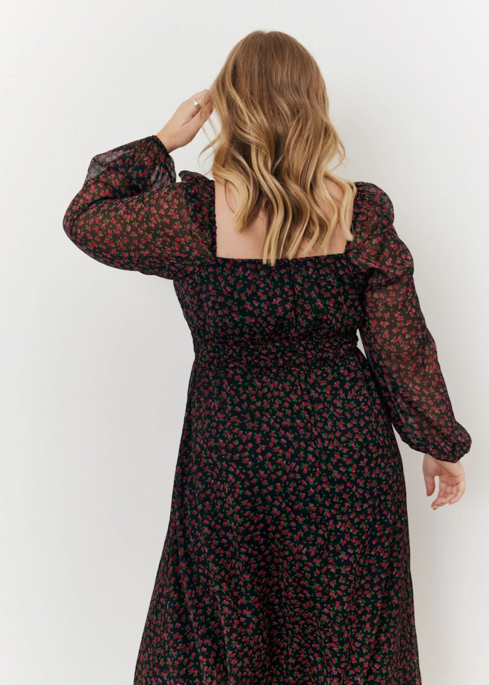 In The Style Beige Animal Print Midi Dress - Size 8 Image 7
