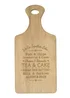 Personalised Memento Company We Go Together Brown Wooden Paddle Board - One Size Image 2