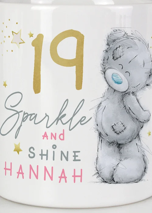 Personalised Memento Company Sparkle & Shine Birthday White Mug - One Size Image 2
