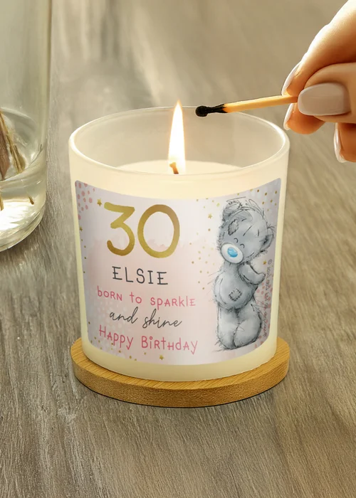 Personalised Memento Company Sparkle & Shine Birthday Scented Jar Candle - One Size Image 3