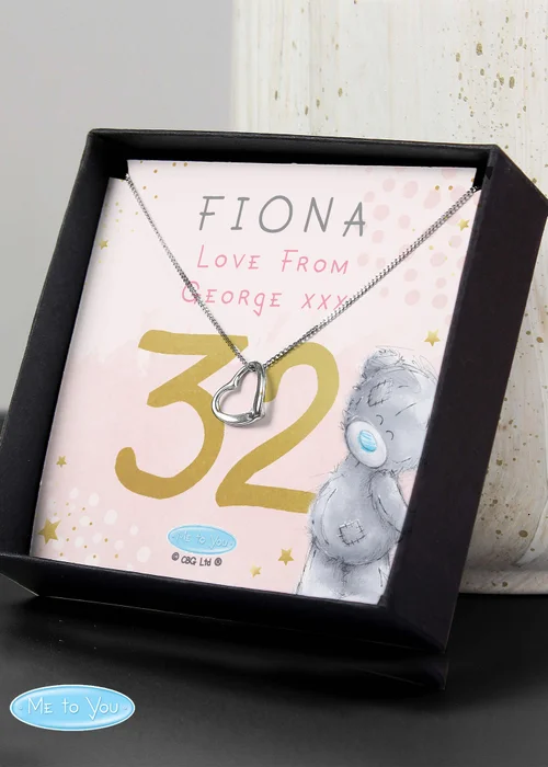 Personalised Memento Company Birthday Sentiment Necklace and Box - One Size Image 1