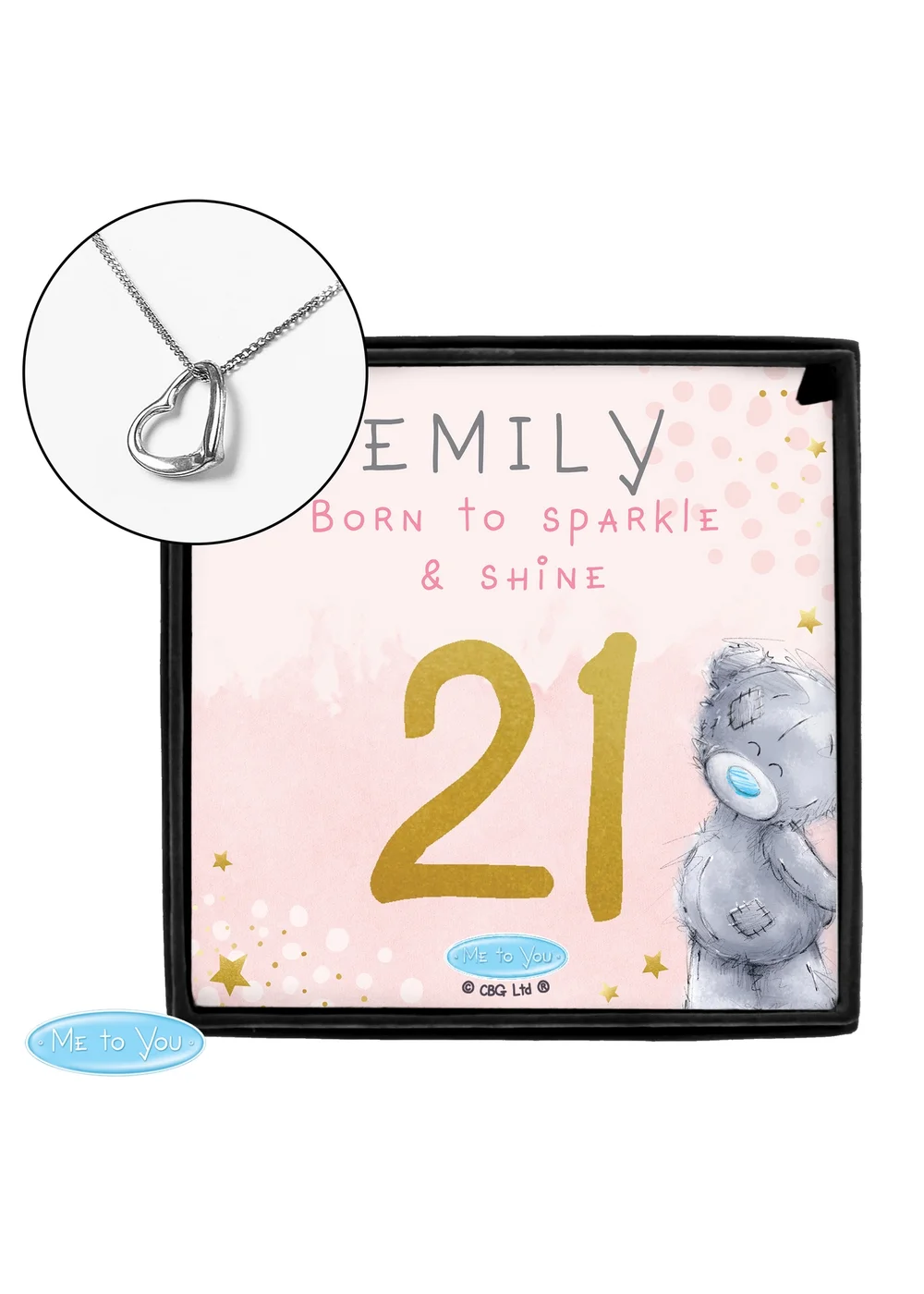Personalised Memento Company Birthday Sentiment Necklace and Box - One Size Image 2