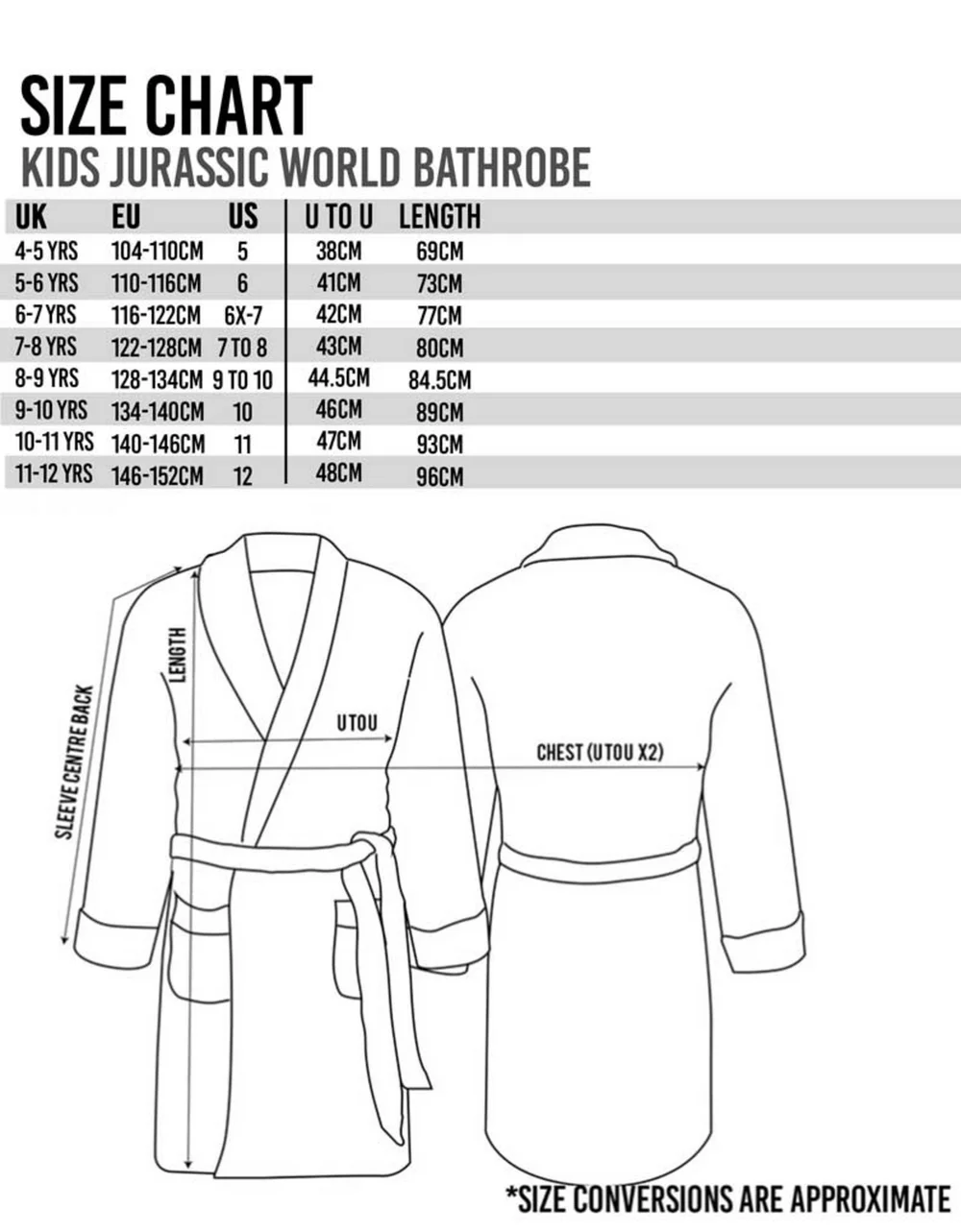 Vanilla Underground Jurassic World Boys Green Camo Logo Print Bathrobe (4 - 12 Years) - Age 4-5 Years Image 6